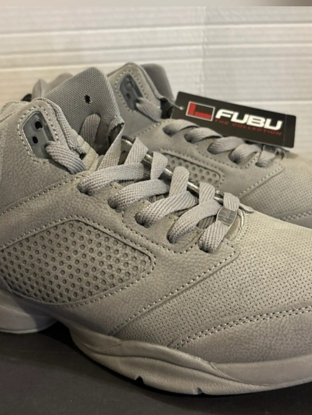 FUBU Men's Grey Athletic Sneakers - Size 11